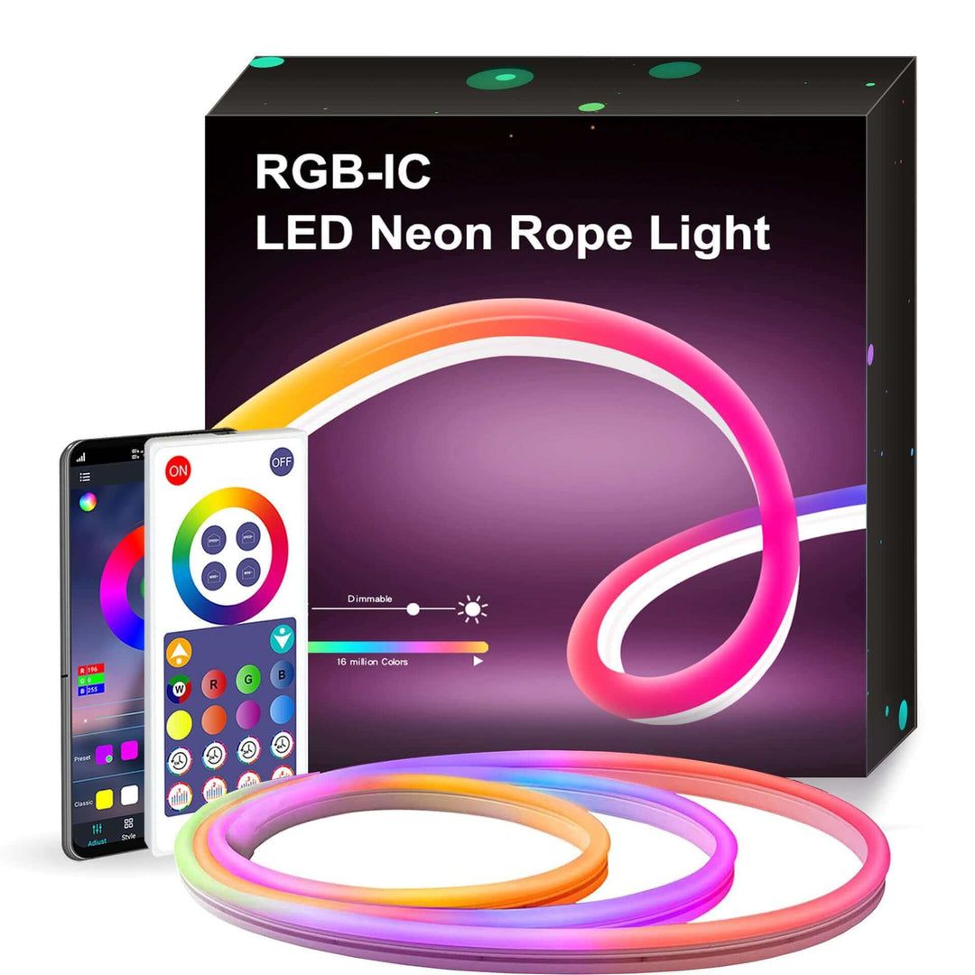 WiFi Smart DIY Modeling Music Neon Light With Music Light Bar Music Remote Control Horse Running Light | Kalsten