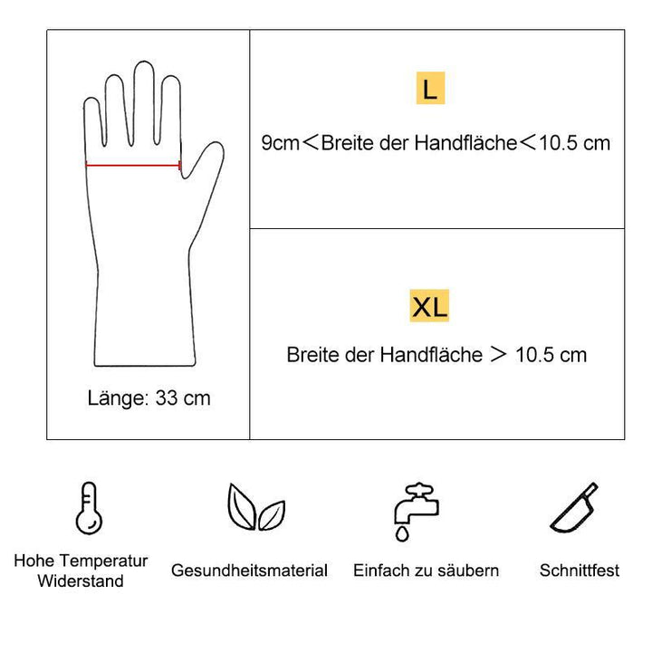 Unbreakable Rubber Gloves (1 Pair) | Kalsten