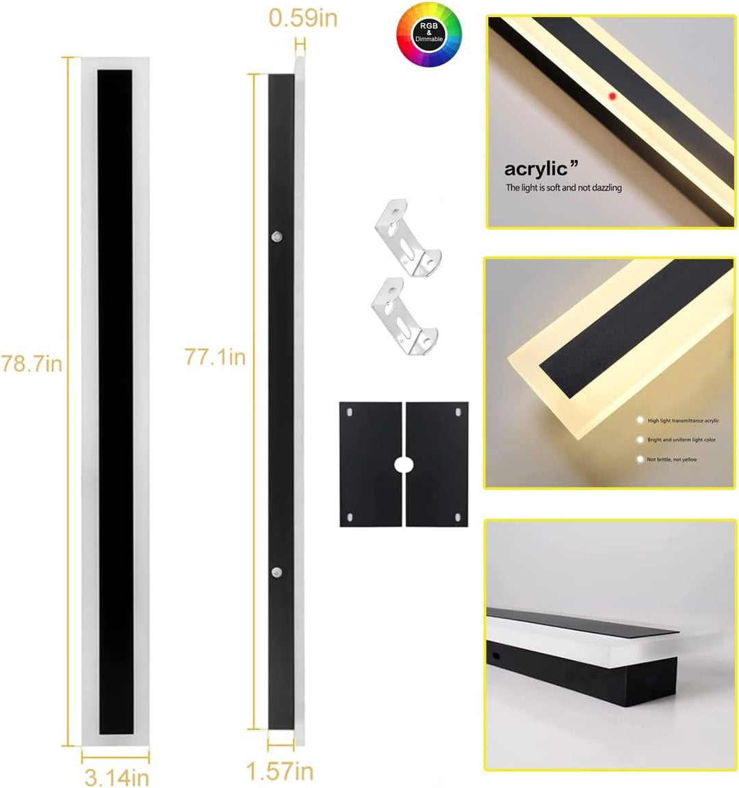 Dimmable Modern Outdoor LED Wall Strip Kalsten