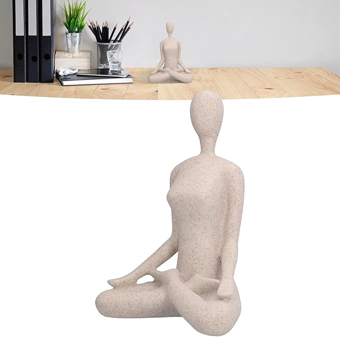 ZenJoy Woman in Yoga Figure – Modern Interior Decoration made of Resin | Kalsten