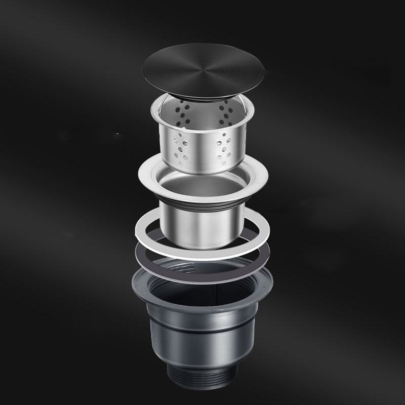 Kalsten | Classic Round Sink Stainless Steel Built-in Sink Non-Slip Round Basin for the Kitchen