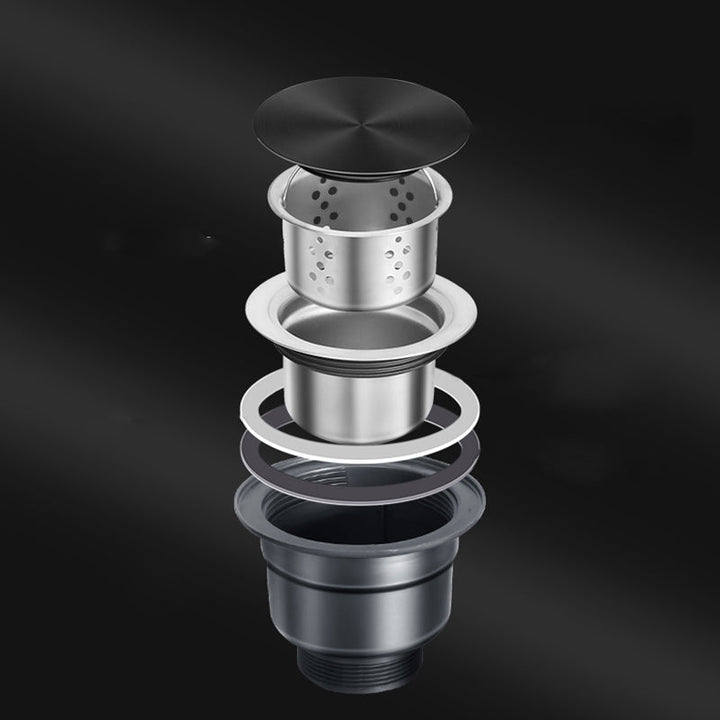 Kalsten | Classic Round Sink Stainless Steel Built-in Sink Non-Slip Round Basin for the Kitchen
