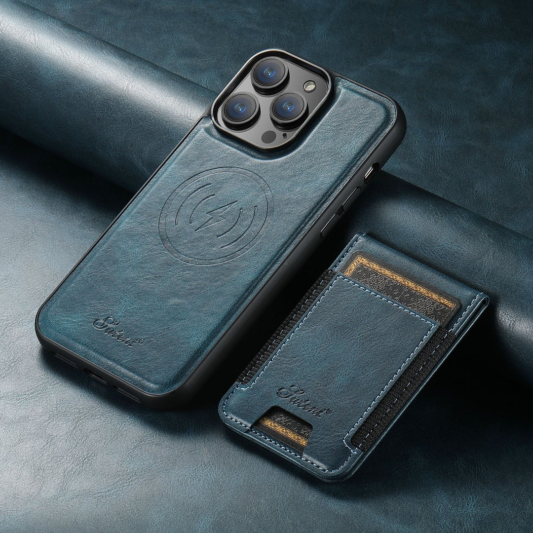 Kalsten | Leather phone case with card holder and MagSafe compatibility