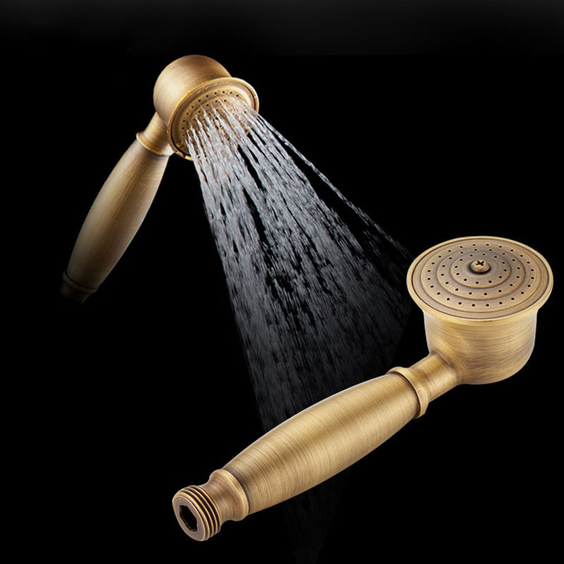 Kalsten | Traditional Handheld Shower Head with Hose Polished Brass Wall Mounted Shower Head