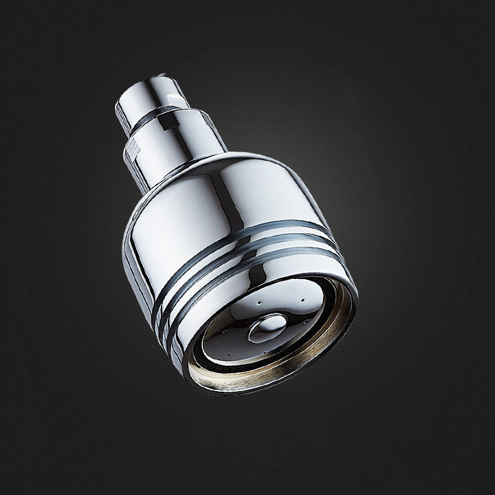 Kalsten | Round shower head made of stainless steel in silver wall-mounted shower head