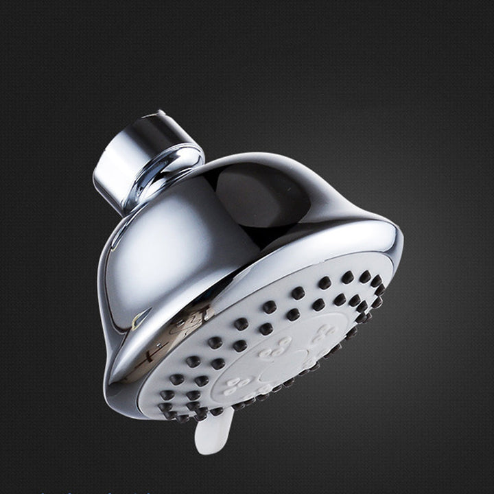 Kalsten | Round shower head made of stainless steel in silver wall-mounted shower head