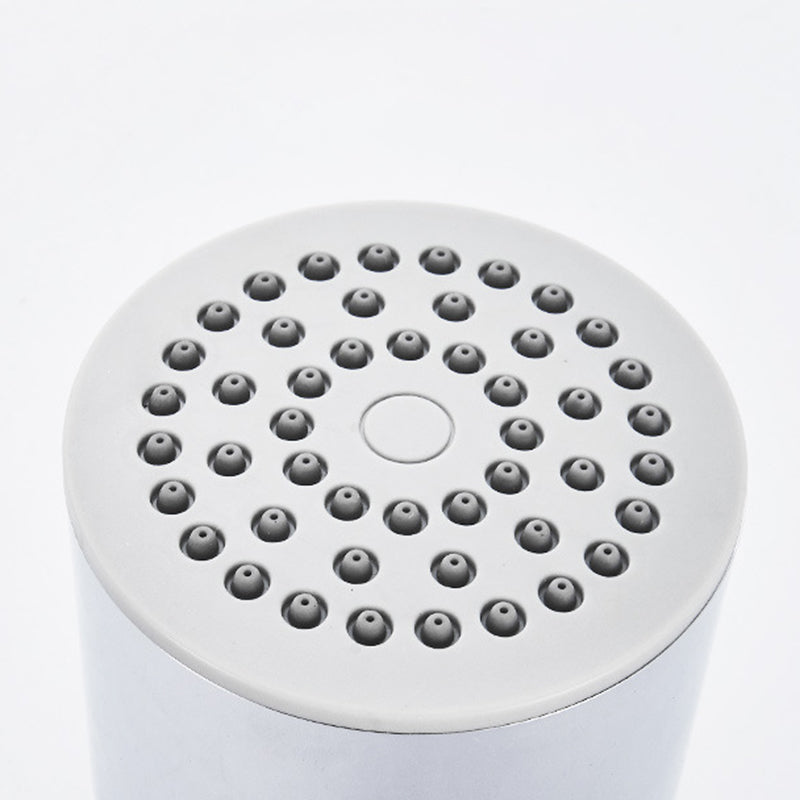 Kalsten | Round shower head made of stainless steel in silver wall-mounted shower head