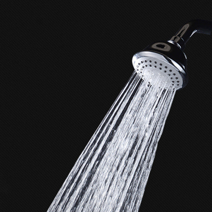Kalsten | Round shower head made of stainless steel in silver wall-mounted shower head
