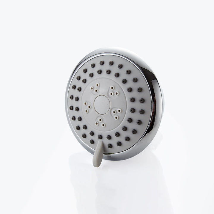 Kalsten | Round shower head made of stainless steel in silver wall-mounted shower head