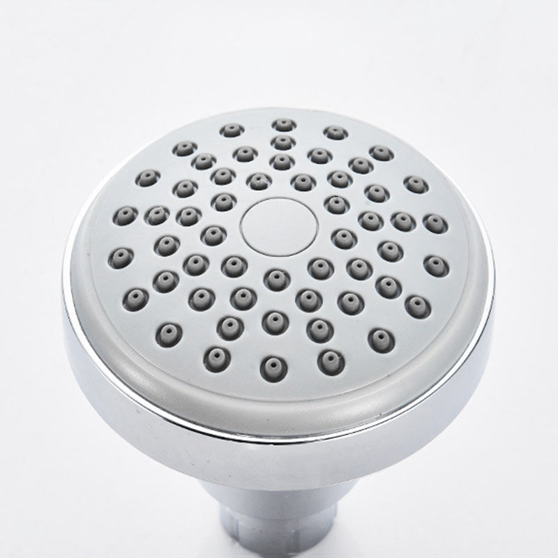 Kalsten | Round shower head made of stainless steel in silver wall-mounted shower head
