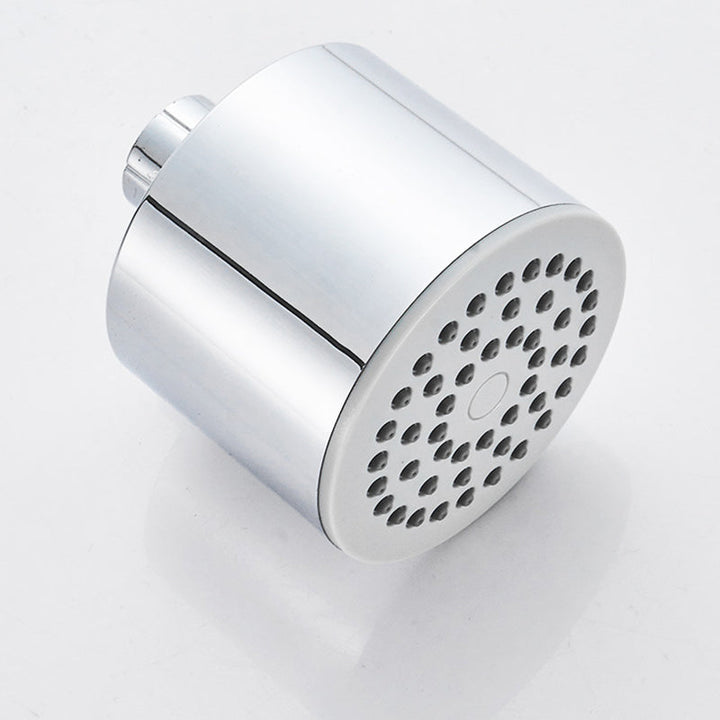 Kalsten | Round shower head made of stainless steel in silver wall-mounted shower head