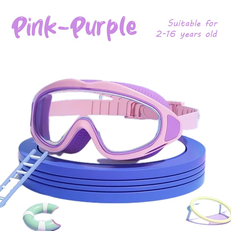 Kalsten | HD children's large frame waterproof and anti-fog swimming goggles