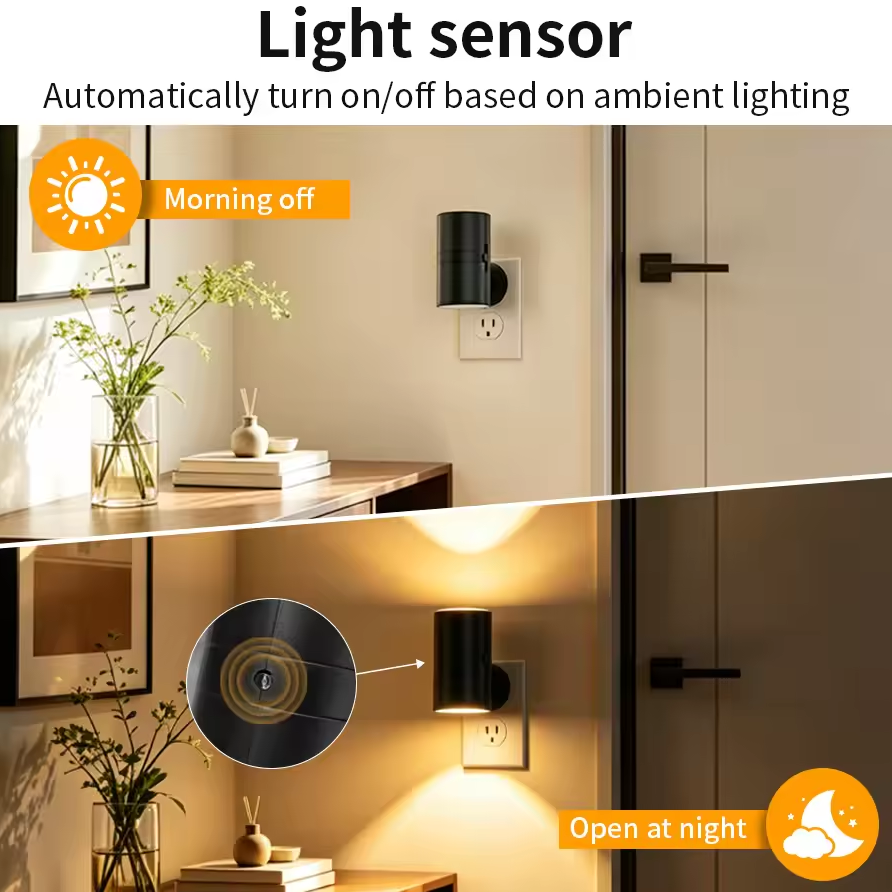 SensorShine Light - Adjustable LED Plug In Intelligent Motion Sensor Night Light | Kalsten