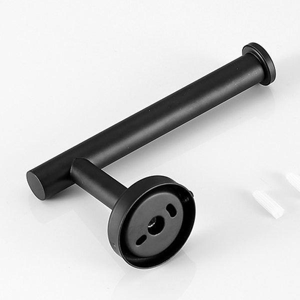 Kalsten | Modern Bathroom Hardware Set in Stainless Steel Brushed Chrome Towel Bar/Ring & Bathrobe Hook