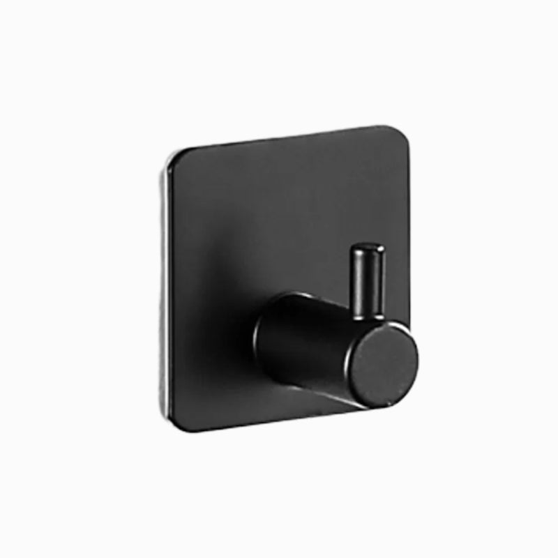 Kalsten | Modern Bathroom Hardware Set in Stainless Steel Brushed Chrome Towel Bar/Ring & Bathrobe Hook