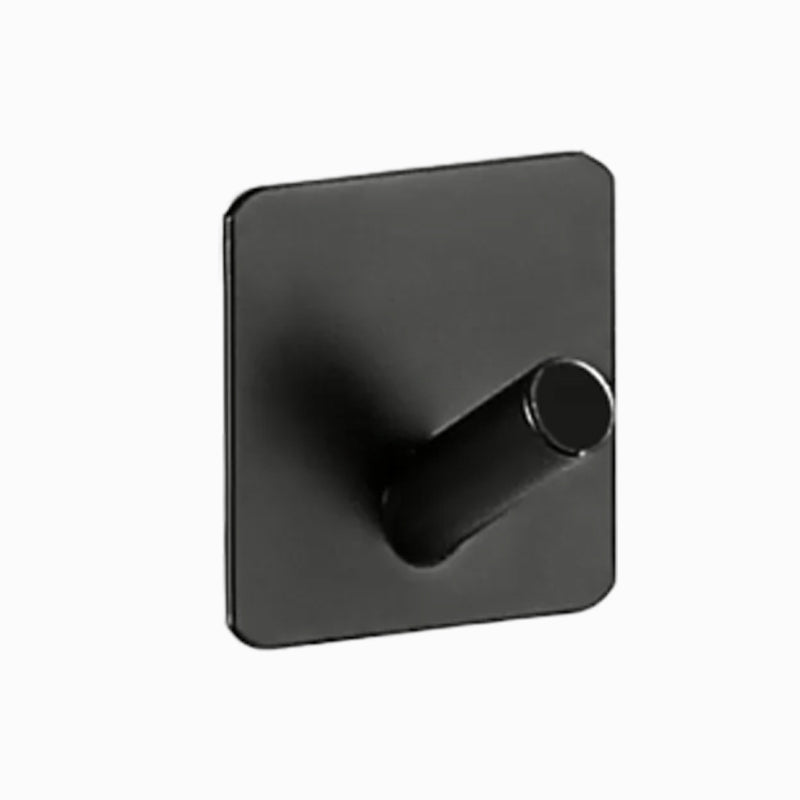 Kalsten | Modern Bathroom Hardware Set in Stainless Steel Brushed Chrome Towel Bar/Ring & Bathrobe Hook