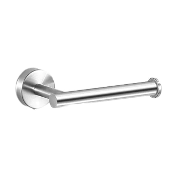 Kalsten | Modern Bathroom Hardware Set in Stainless Steel Brushed Chrome Towel Bar/Ring & Bathrobe Hook
