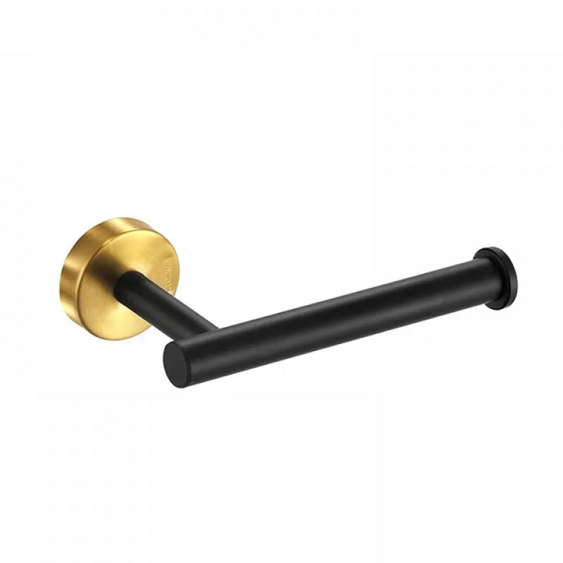 Kalsten | Modern Bathroom Hardware Set in Stainless Steel Brushed Chrome Towel Bar/Ring & Bathrobe Hook