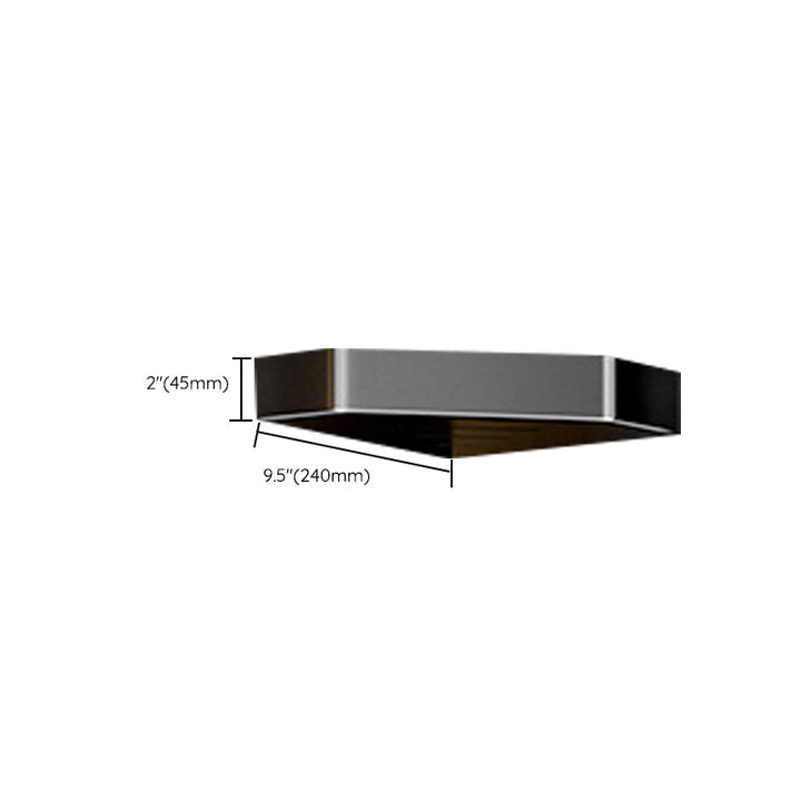 Kalsten | Modern Bathroom Set with Bath Shelf/Towel Holder & Paper Holder Black Bathroom Hardware