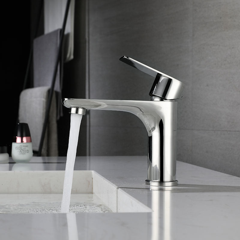 Kalsten | Modern Vessel Faucet Copper Single Handle Low Arc Vessel Faucet for Home