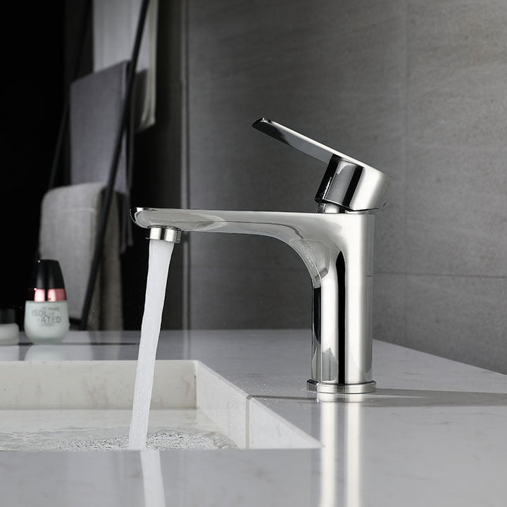 Kalsten | Modern Vessel Faucet Copper Single Handle Low Arc Vessel Faucet for Home