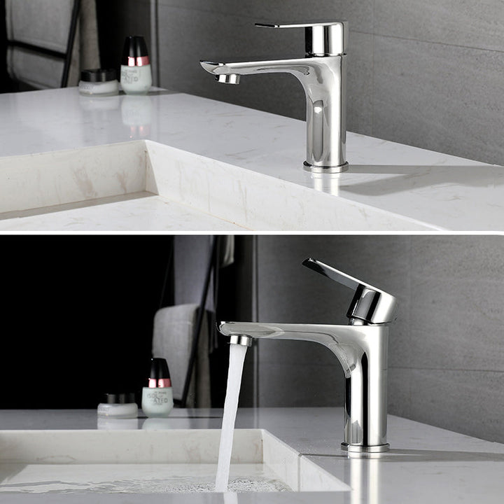 Kalsten | Modern Vessel Faucet Copper Single Handle Low Arc Vessel Faucet for Home