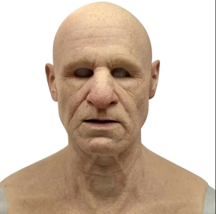 Creepy Old Man Mask – Realistic Latex Halloween Mask for Adults | Kalsten