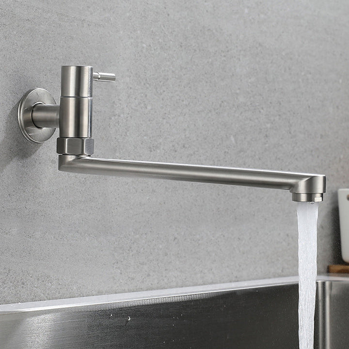 Kalsten | Kitchen faucet pot filling valve single handle swivel stainless steel kitchen faucet
