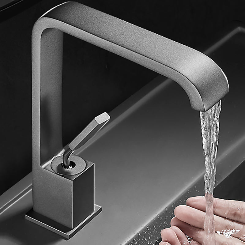 Kalsten | Waterfall Spout Widespread Sink Faucet Modern Metal Widespread Sink Faucet