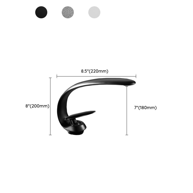 Kalsten | Waterfall Spout Widespread Sink Faucet Modern Metal Widespread Sink Faucet