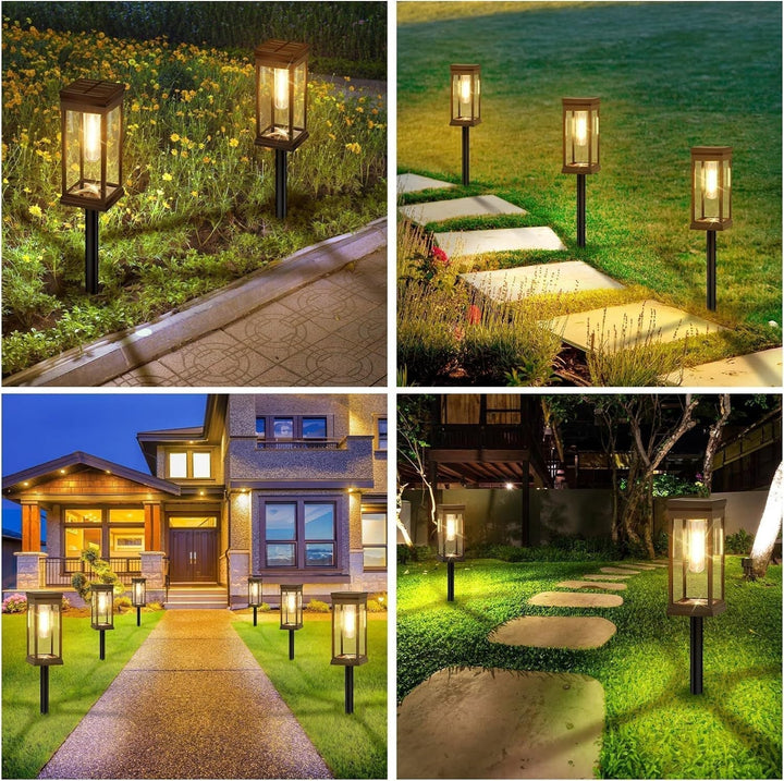 Solar-powered garden light for outdoor use - Modern LED pathway light for lighting pathways, terraces, and gardens | Kalsten
