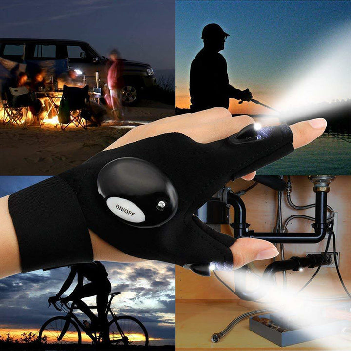 Comfortable LED gloves with waterproof lights | Kalsten