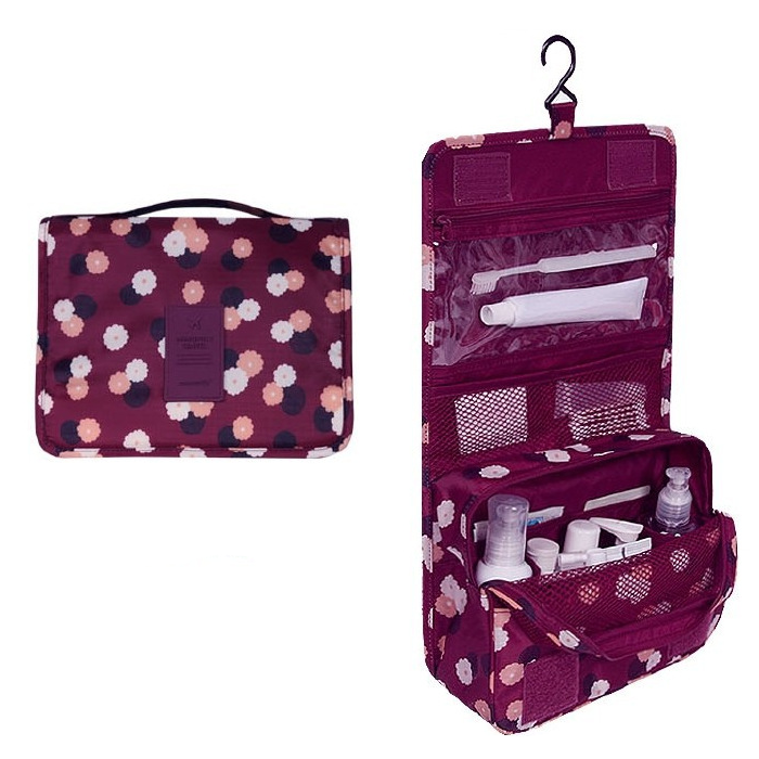 Kalsten | TravelEase –  Water-Resistant Travel Toiletry Bag with Hanging Hook