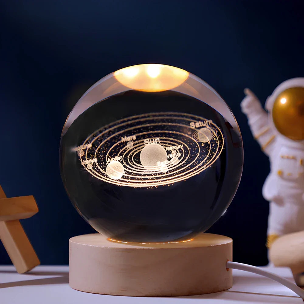 3D Crystal Ball LED Night Light Kalsten