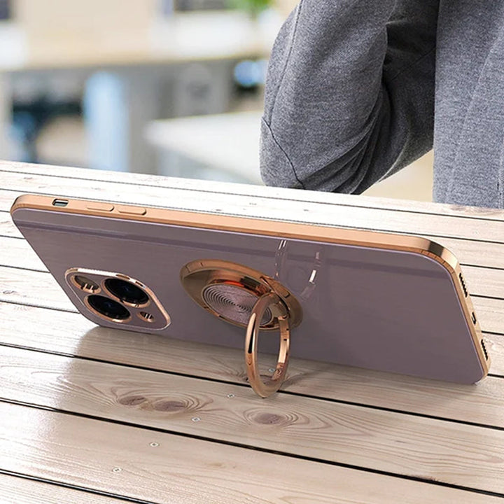 Plated iPhone Case with Ring | Kalsten