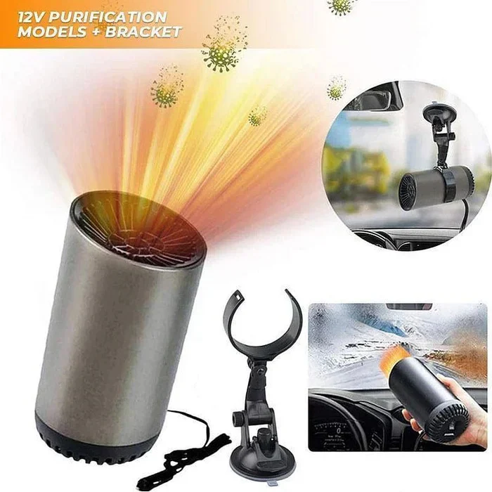 Kalsten | Fast Heating Cup Shape Car Warm Air Blower - Fast Heating & Cooling Adjustable 360 Degree Rotatable Plug and Use for Car, SUV , RV and Truck