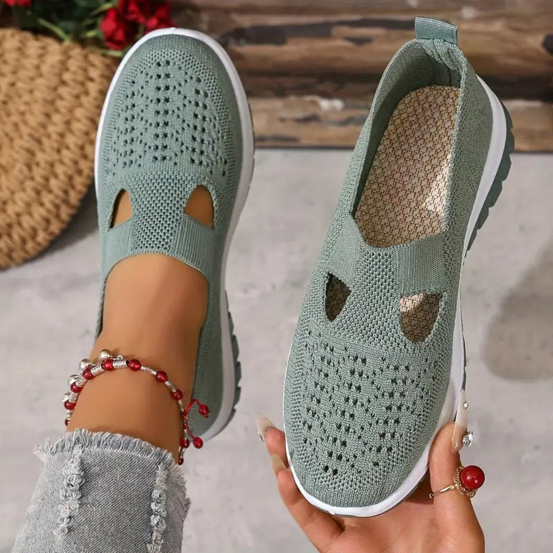 Vellora – Women's Mesh Slip-On Comfort Sneakers