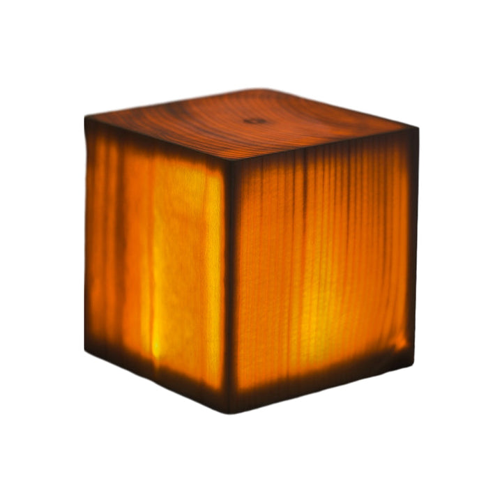 Cordless LED table lamp with rechargeable battery and touch control – Warm wood design for a cozy atmosphere | Kalsten