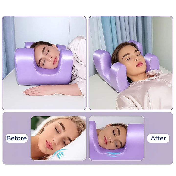 DermSleep | Anti‑Wrinkle Beauty Pillow – Cooling Memory Foam – Ergonomic Contour – Skin Care Support – Side & Back Sleepers Kalsten