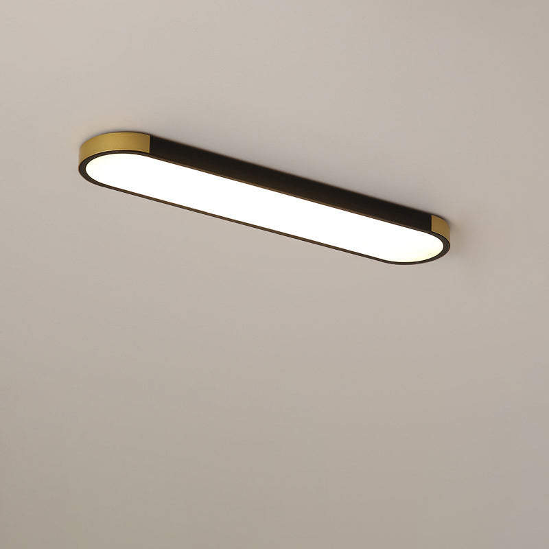 Flush Mount LED Ceiling Light Iron Acrylic 25.6 in Modern Living Room Bedroom Hallway Lighting 3 Color Temperature Adjustable | Kalsten
