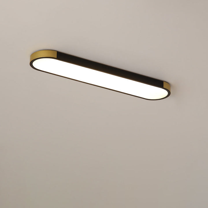 Flush Mount LED Ceiling Light Iron Acrylic 25.6 in Modern Living Room Bedroom Hallway Lighting 3 Color Temperature Adjustable | Kalsten