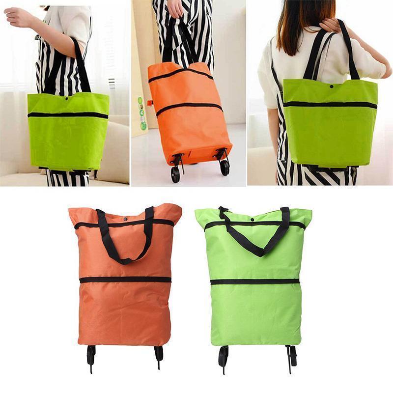 Foldable Shopping Bag with Wheels | Kalsten