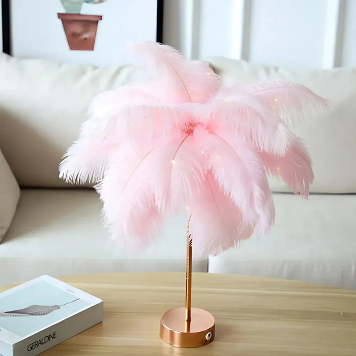 Atmospheric Feather Palm Tree Lamp - LumaPalm | Kalsten
