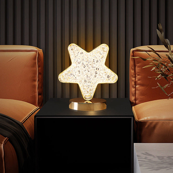 Star Moon Metal Table Lamp | Kalsten