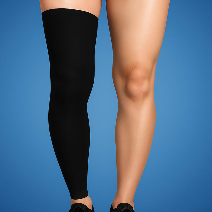 FlexiRelief | Full Leg Compression Sleeve – Knee Support – Graduated Pressure – Pain Relief – Recovery – Swelling Reduction Kalsten