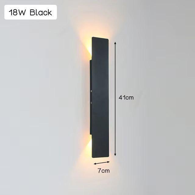 Light - Modern weatherproof LED wall lamp made of aluminum for outdoor use | Kalsten