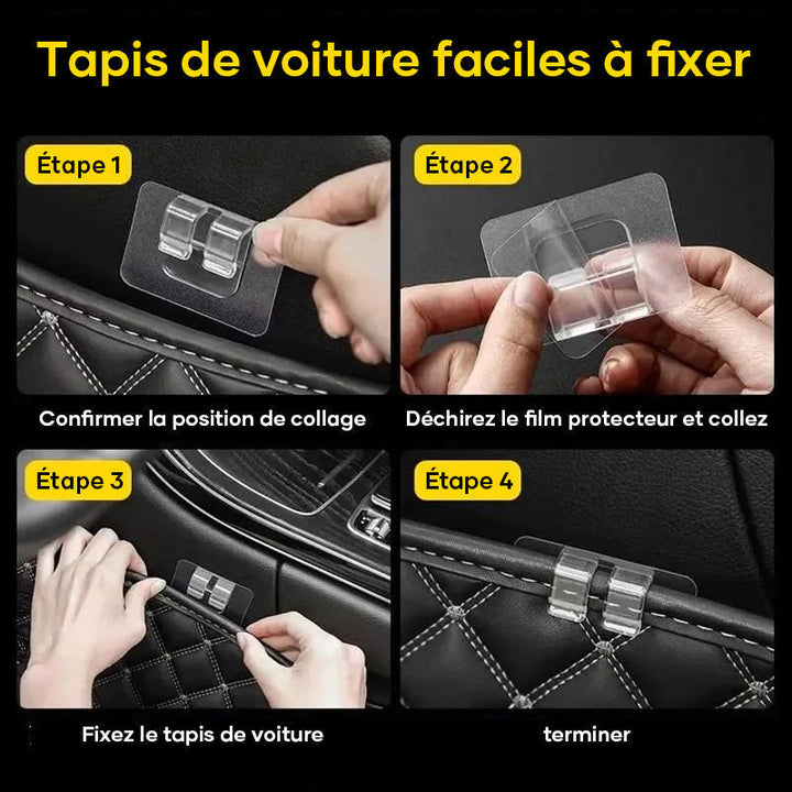 Versatile car mat fastening hooks | Kalsten
