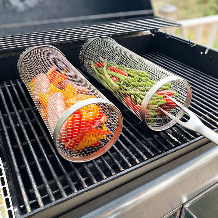 Cylindrical grill basket | Kalsten
