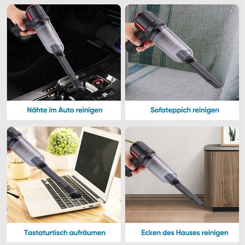 Kalsten | Cordless Rechargeable Multifunctional Handheld Vacuum Cleaner for Cars and Households