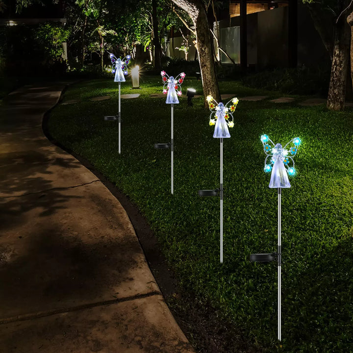 Kalsten | Luminous Haven Solar Angel LED Garden Light – Elegant Outdoor Illumination for Gardens and Memorials